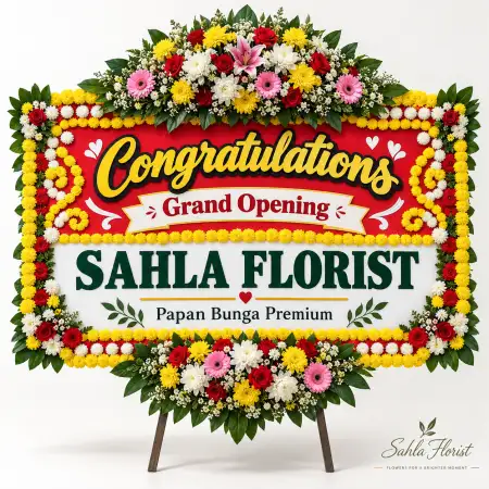 Papan Bunga Ucapan Selamat Mrccc Siloam